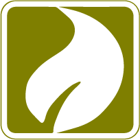 Dit is het logo van Inside Out Tuinarchitectuur opgericht door Gino Van Herck. Het logo is een wit blad met groene achtergrond.