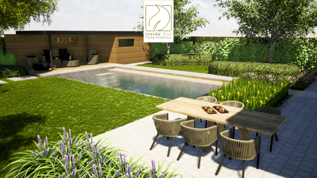 Advanced -3D visualisatie moderne tuin Stabroek